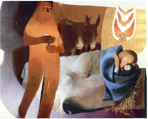 Arcabas &quot;Natività&quot; (da “Gioventù francescana toscana”)