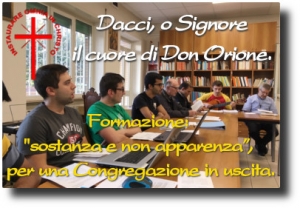 CONVEGNO DI FORMAZIONE PER FORMATORI DELLA FAMIGLIA ORIONINA