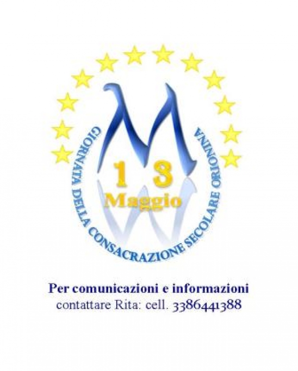 13  Maggio 2020 : festa dell'Istituto Secolare Orionino
